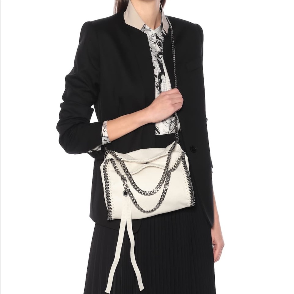 Stella McCartney mini falabella white bag